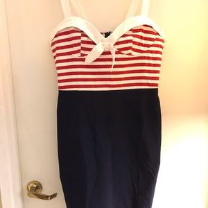 Pinupgirl Clothing - Sailor wiggle dress